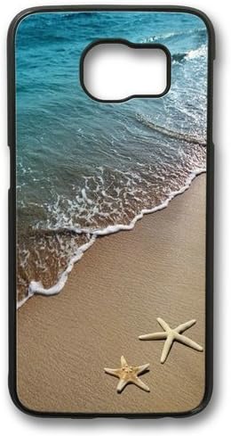 Beach Starfish Theme Case for Samsung Galaxy S6 PC Material Black