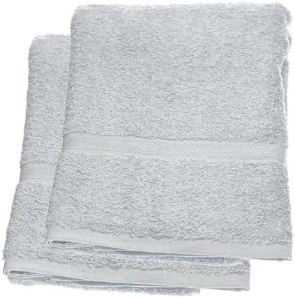 Luxury Combed Bath Towels 100% Cotton - Large -Soft and Absorbent (2, SEA BLUE)