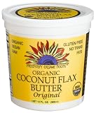 Prosperity Organic Foods Organic Coconut Flax Butter, Original, 12-Ounce Tub (Pack of 3)