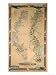 Map Depicting Plantations on the Mississippi River from Natchez to New Orleans, 1858 ...