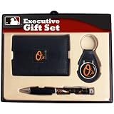 Baltimore Orioles Trifold Wallet Key Fob and Pen Gift Set