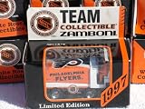 PHILADELPHIA FLYERS Mini Diecast Zamboni Toy Ice Resurfacing Machine - 1:50 Scale Team Collectible NIB