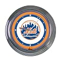Multi Neon Clock - Mets (15")