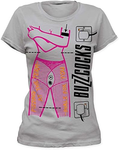 Buzzcocks - Womens Fizzing At The Terminals Women'S T-Shirt, Size: Medium, Color: Silver