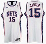 Vince Carter New Jersey Nets #15 Swingman Adidas NBA Basketball Jersey (White)