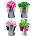 Cupcake Stars & Swirls Nozzle Set Extra Large, plus Strands Tip for Icing, Cake Decoration & Sugarcraft