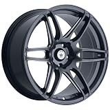 18x8 Konig Deception (Matte Black Ball Cut Machine) Wheels Rims 5x114.3 (DE88514405) by Konig