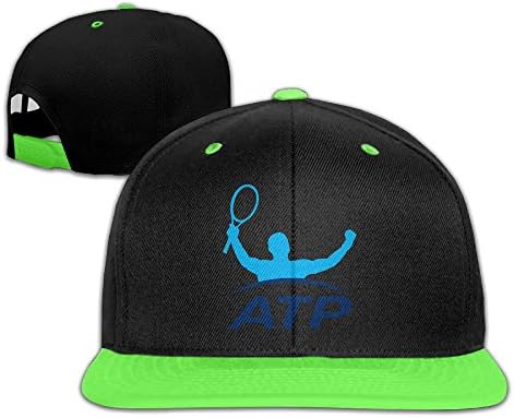 WYUZHEN Kid's ATP World Tour Finals Logo Hip-hop Snapback Hat Caps KellyGreen