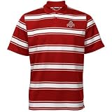 Columbia Notre Dame Fighting Irish Green Striped Sun Guard Polo