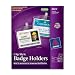 Avery Photo ID Badge Holders, 3 x 4 Inches, Box of 100 (2923)