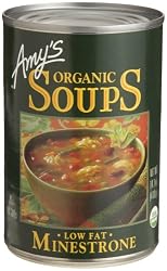 Amy's Organic Minestrone Soup, 14.1-Ounce Cans (Pack of 12)