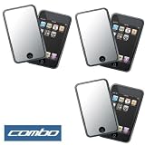 Durable Mirror Reusable LCD Screen Protector - 3 Packs for Apple Ipod Touch Itouch 8GB 16GB 32GB 2G 2nd Generation