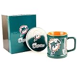 Miami Dolphins Coffee Mug & Coaster Set
