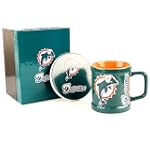 Miami Dolphins Coffee Mug & Coaster Set