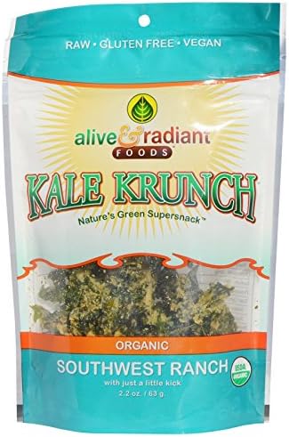 Alive & Radiant, Organic Kale Krunch, Southwest Ranch, 2.2 oz