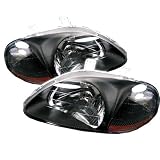 Review Mr. Motorsports  / 96-98 HONDA CIVIC CRYSTAL AMBER HEADLIGHTS - BLACK