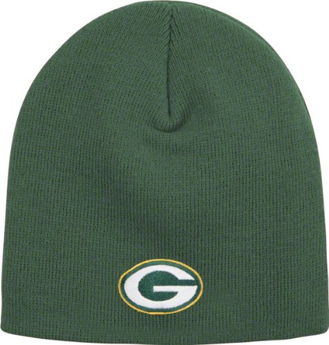 NFL Boys' Green Bay Packers Uncuffed Knit Hat (Green Bay Packers, Boys 8-20)