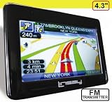LINSAY LSY-750 4.3-inch The UNIQUE Portable GPS 7 in 1 with Multimedia Text to Speech, 2GB SD Card Included US, Canada & MEXICO Maps, Build in FM Transmitter, Mp3 Player, Video Player, Photo Viewer, Data Storage up to 8 GB SD Card !!! WWWOOOOWWW