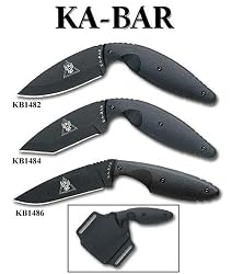 Large TDI, Zytel Handle, Tanto Point, Plain, Plastic Sheath