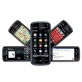 XYLO Accessory Bundle: Black SuperTUFF Silicone Shell Skin Case, Xylo ClearICE LCD Screen Protector and In Car Charger for the Nokia 5800 XpressMusic Touch Screen Mobile Phone.