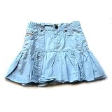 Diesel - Adjustable waist periwinkle ruffle bottom skirt