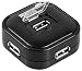 mumbi USB HUB 4 Port magnetisch - USB 2.0 Verteiler - Bus powered - ohne Netzteil - Plug & Play - Windows 2000 XP Vista 7 Mac Os