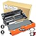YoYoink Compatible Toner Cartridge and Drum Unit Replacement for Brother TN750 / DR720 (1 Black Toner, 1 Black Drum; 2 Pack)