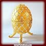 Large 24K Gold Faberge style Egg Box Swarovski Crystals with Big Jewelry Ring Insert, Trinket, Keepsake, Pill Box FREE SHIPPING!!
