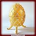 Large 24K Gold Faberge style Egg Box Swarovski Crystals with Big Jewelry Ring Insert or a Pill Box