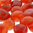 Tourmatinated Quartz Tumbled Stones - 1 Pound - Approximately 24 x 25mm