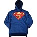 Search : Superman Repeat Logo Mens Zip Front Hooded Sweatshirt