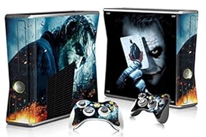 Skin Sticker Cover For XBOX 360 Slim Console+Controller Decal #055