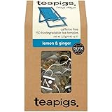 teapigs Lemon and Ginger Tea, 50 Count