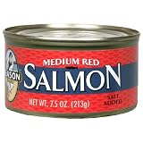 Seasons Medium Red Salmon, 7.5-Ounces (Pack of 12)