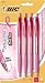 BIC "Susan G Komen" Atlantis Retractable Ball Pen, Pink, 4 Pens per Pack, 6 Packs