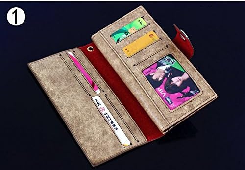 Hoozuki no Reitetsu Long Purse Money Clip PU Leather Snap Wallet Multi Compartment Wallet