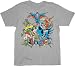 Search : Justice League Assemble Heather Gray Adult T-shirt Tee