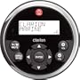 Clarion MW1 Watertight Black Face with Stainless Steel Bezel Remote with LCD Display for 2009 Marine Source Units