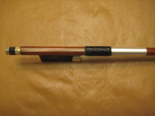 Full-size 4/4 Pernambuco Silver Mounted Violin Bow