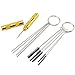 Air brush Cleaner kit,Yosoo 11pcs Airbrush Cleaning Repair Tool Stainless Steel Spray Gun Cleaning kit