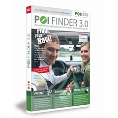 Poicon POI Finder 3.0 PNA PND Navigationssoftware. Navigations-Zusatzsoftware mit �ber 300.000 tagesaktuellen Infos.