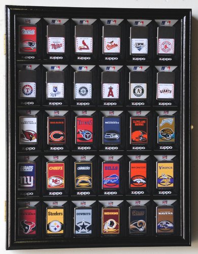 25- Zippo Lighter Display Case Cabinet