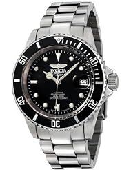 Invicta 9937C Stainless Steel Coin Edge Pro Diver Black Dial Swiss Automatic