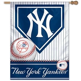MLB New York Yankees 27-by-37-Inch Vertical Flag