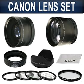 Essential Kit for CANON Rebel (T3i T3 T2i T1i XT XTi XSi), CANON EOS (1000D 600D 550D 500D 450D... by