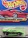 Mattel Hot Wheels 1998 1:64 Scale Tattoo Machines Series Green 1993 Chevy Camaro Die Cast Car 2/4