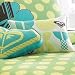 Roxy Vivid Letter Logo Decorative Pillow - White