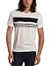 RVCA Men's Diatomic V-Neck Shirt, Vintage White, Large