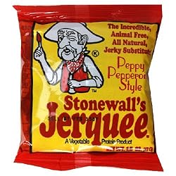 Stonewall's Jerquee, Peppy Pepperoni, 1.5-Ounce Packets (Pack of 16)