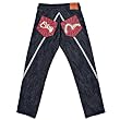 Evisu leather pocket denim jeans EVIS1671